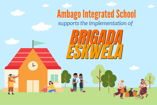 Ambago Integrated School supports the implementation of Brigada Eskwela ...